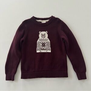 Janie and Jack Boys 4 Bear Sweater